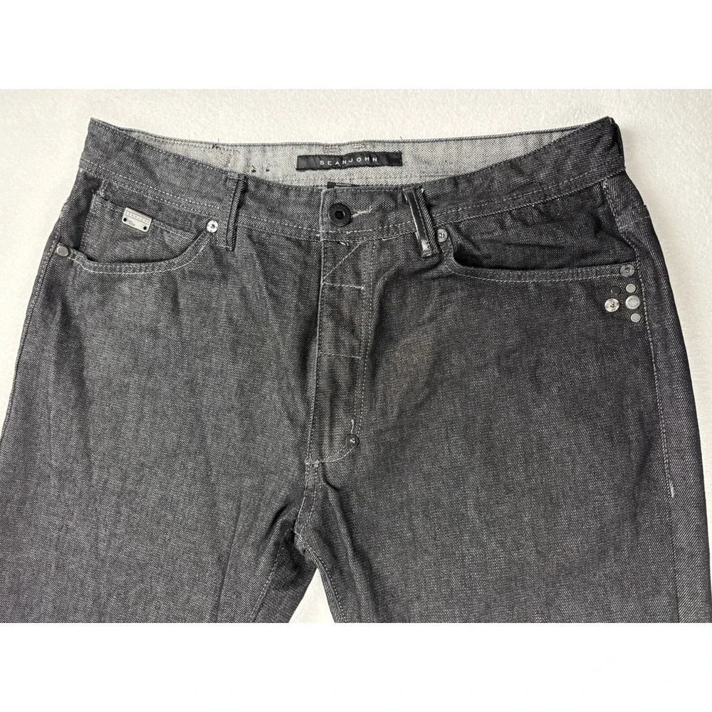 Sean John Hamilton Dark Wash Straight Leg Jeans Size 34 Men's Denim
